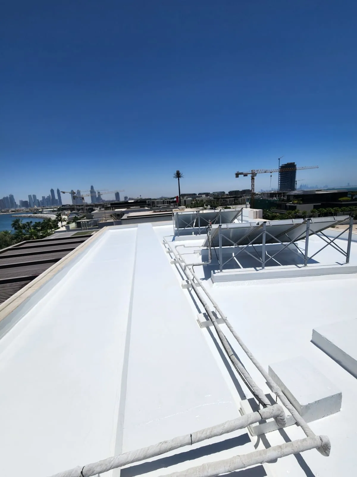 DINWORX completed roof waterproofing in Dubai