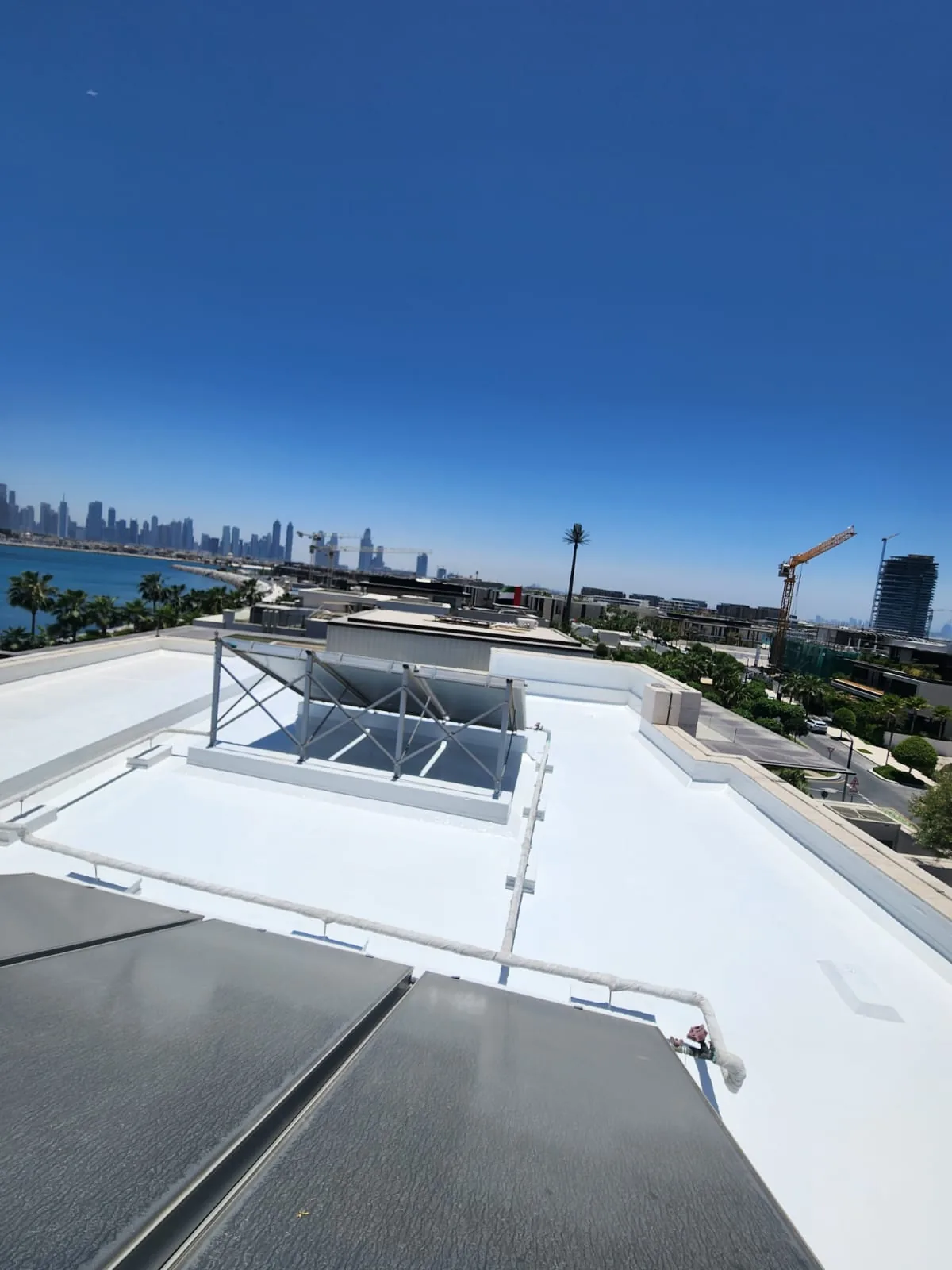 DINWORX completed roof waterproofing in Dubai