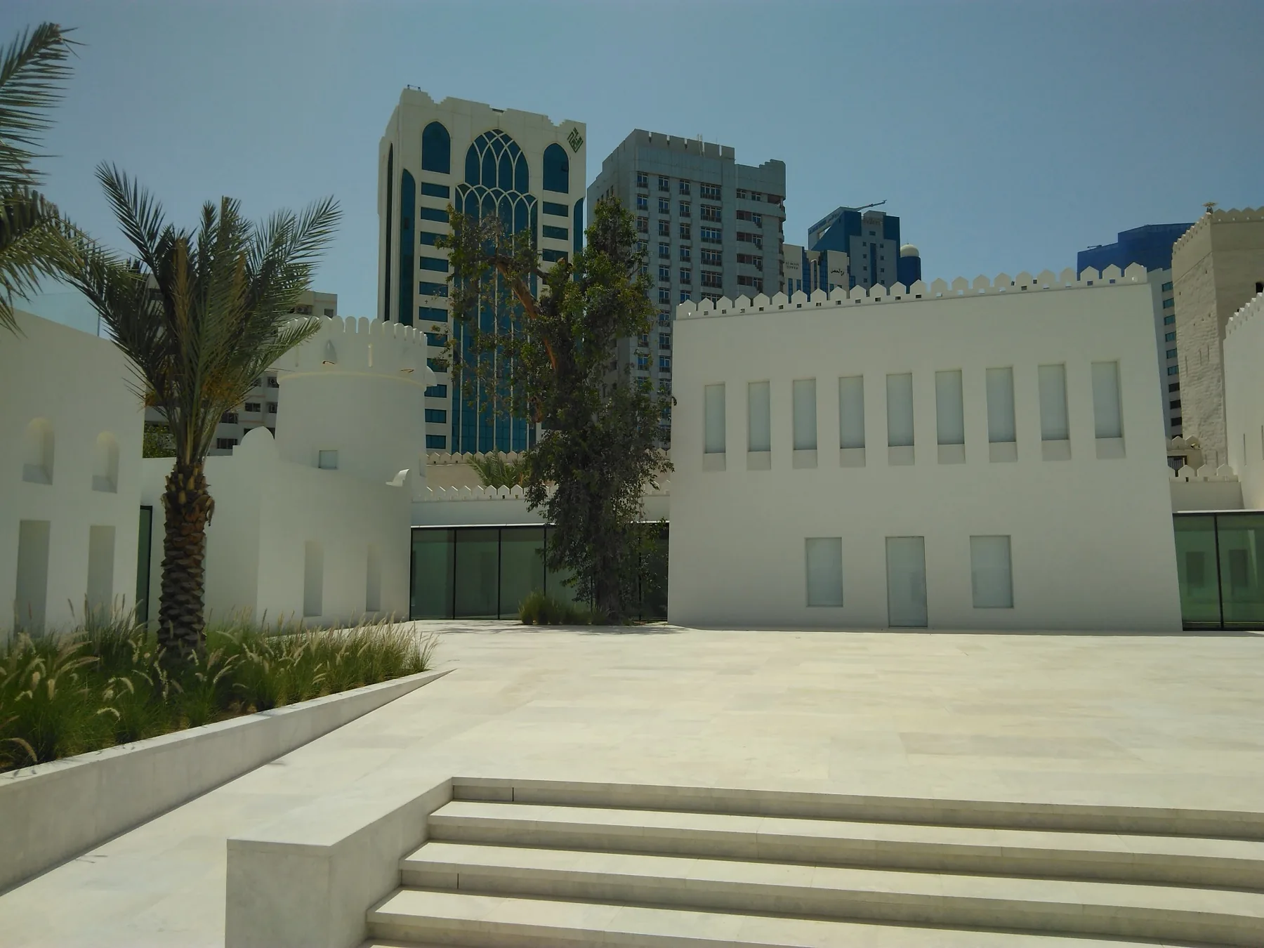 Restored heritage architecture at Qasr Al Hosn