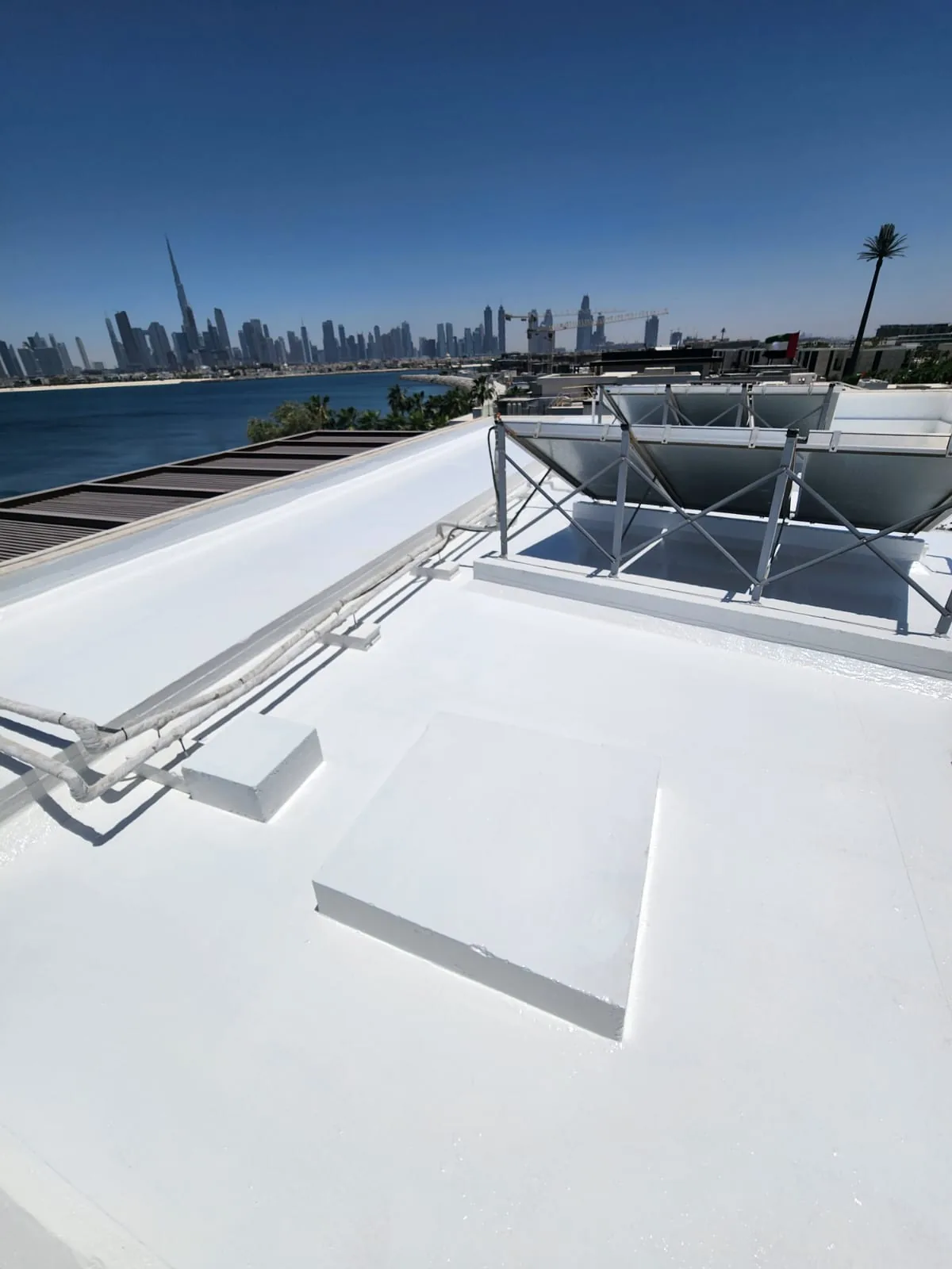 DINWORX completed roof waterproofing in Dubai